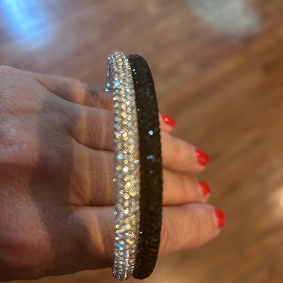 Sparkle bangle bracelets - Picture 2 of 2